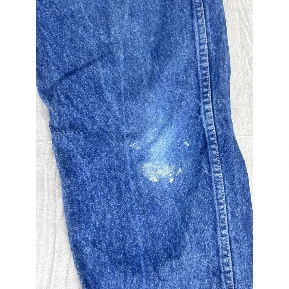 Vintage Wrangler 13MWZPW Mens Jeans 34x32 Blue Denim‎ Western Cowboy